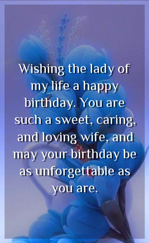 wife birthday wishes status in english